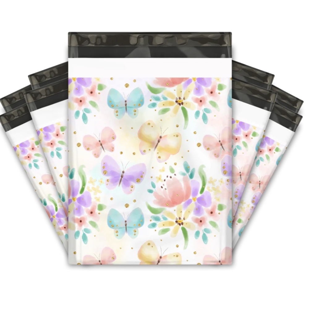 MAY PICK🦋20 Designer Butterflies Poly Mailers- 10 x 13 inch